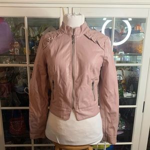 Heart Soul Faux Leather Jacket